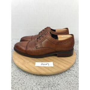 Cole Haan Men 11M Buckland Grand Os Brown Cap Toe Brogue Oxford Daily Dress Shoe